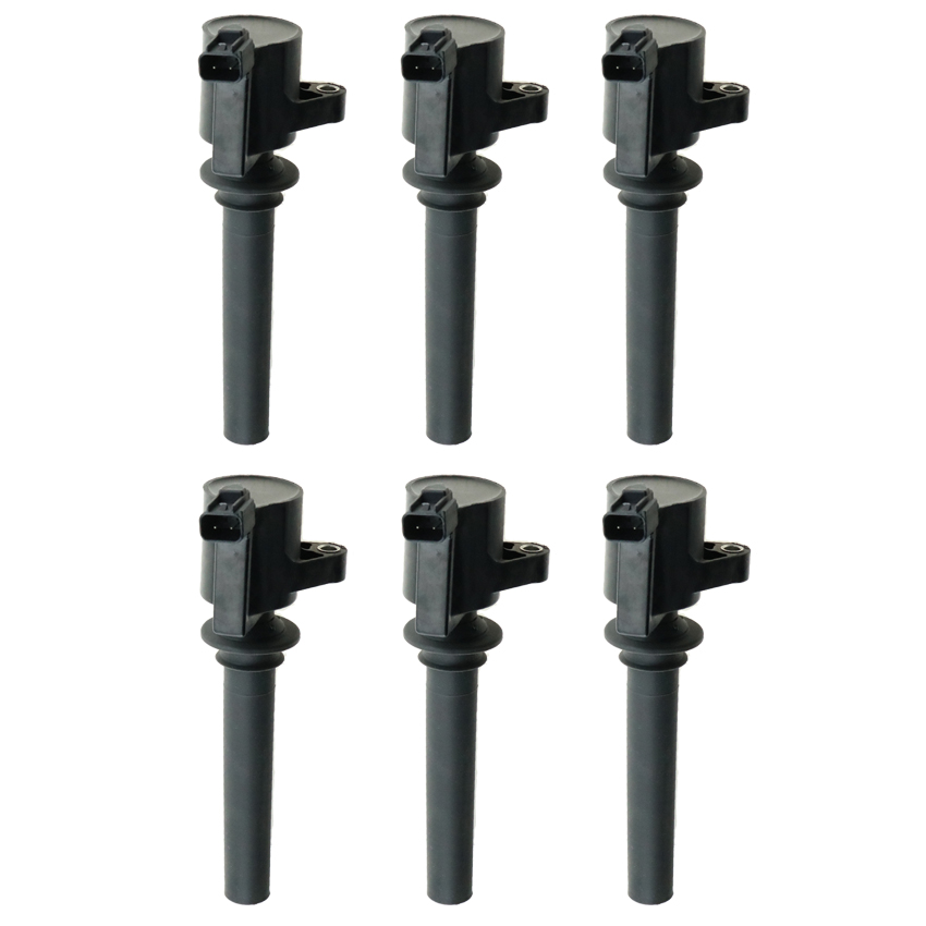 PACK 0F 6 IGNITION COIL T1105F DG500 FD502 FOR Ford Escape Mazda Mercury 3.0L V6